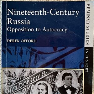 Nineteenth-Century Russia by Derek Offord -
Seminar studies in history